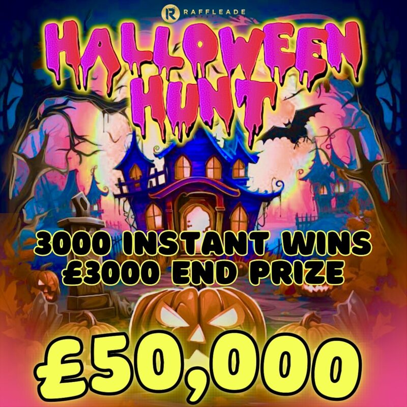 £50,000 HALLOWEEN HUNT! £3000 END PRIZE